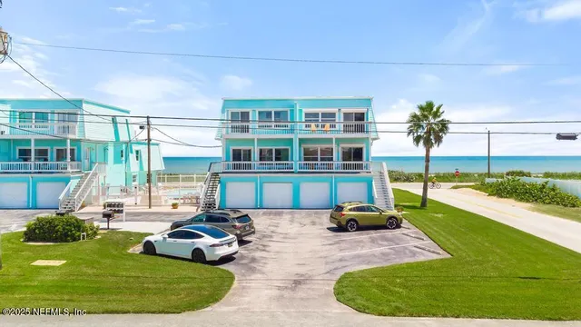 a view of an ocean beach
