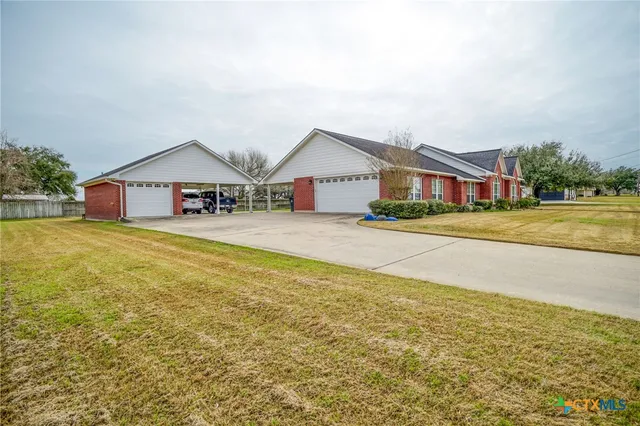 a house with a garden