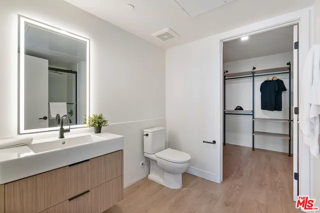 a view of walk in closet