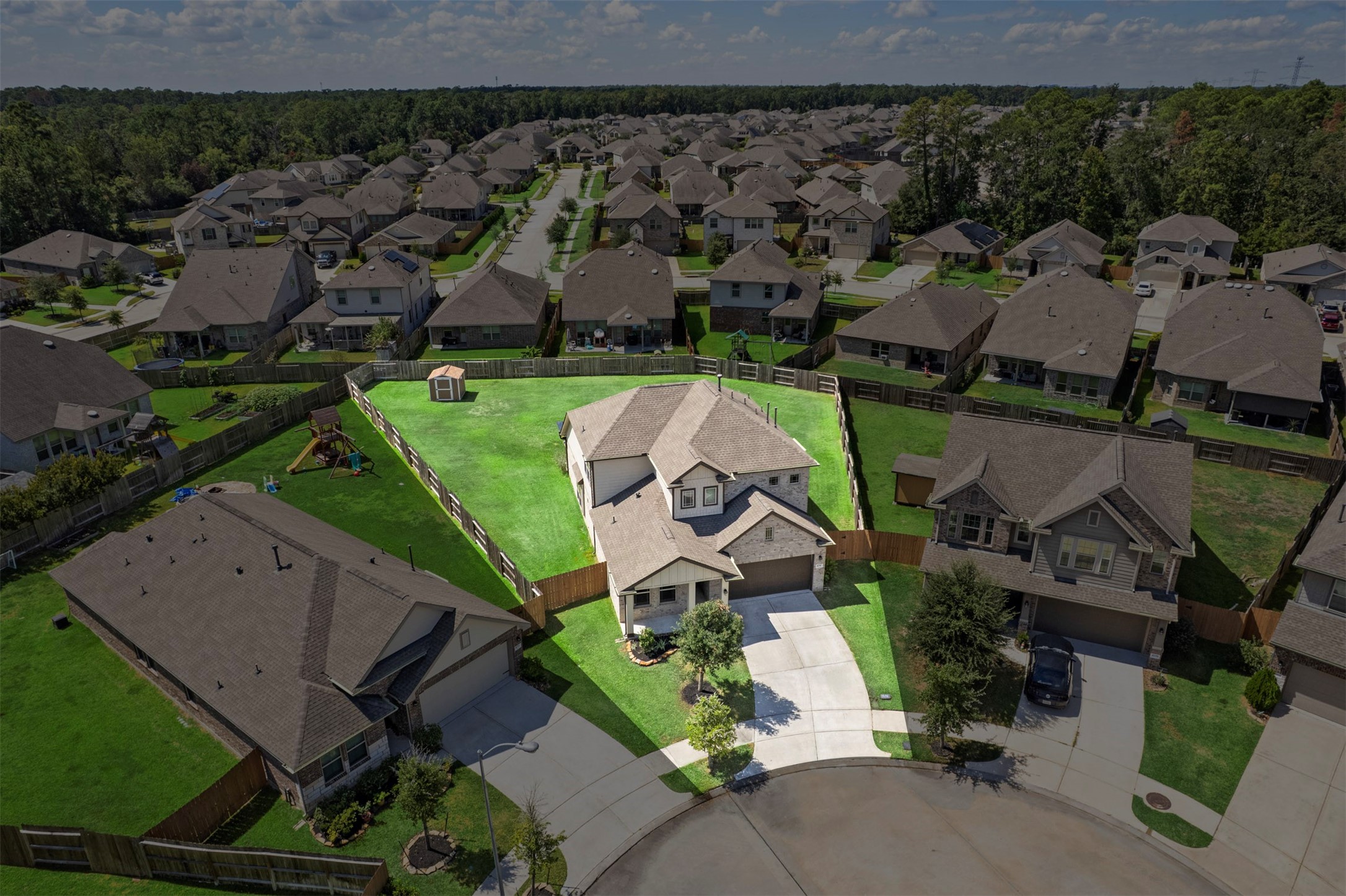 4710 Walnut Willow Ct Spring Spring, TX 77386 - Photo 3 of 42 This home sits on one of the largest lots in the neighborhood in a cul-de-sac.