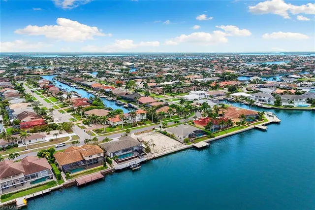 an aerial view of a city with lots of residential buildings
