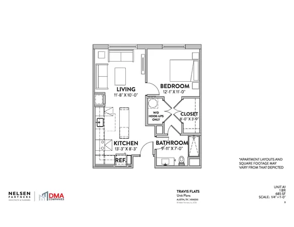 $999 | 5310 Helen Street, Unit 1BR, Austin, TX 78751