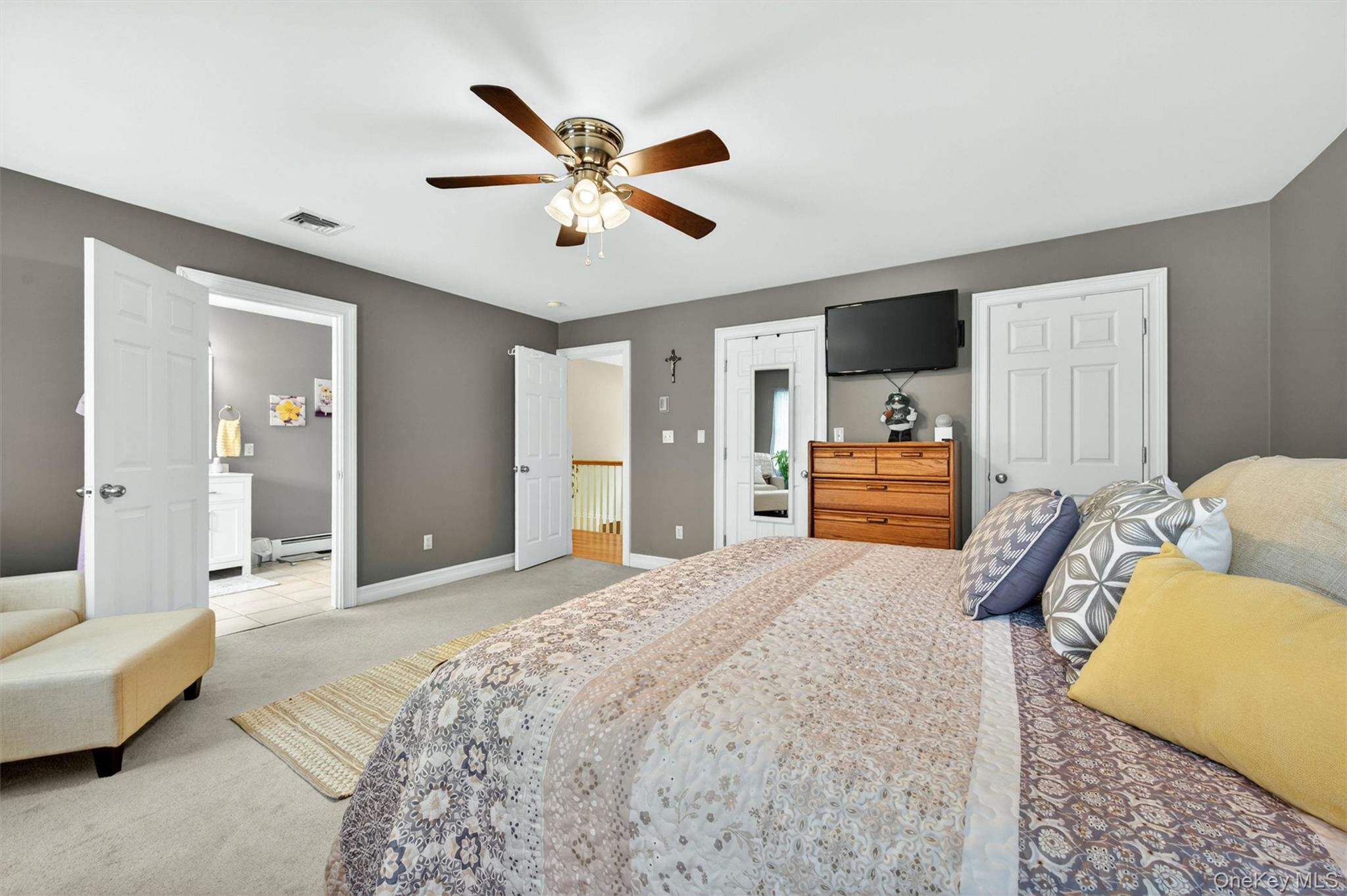 19 Pirog Road Pine Bush, NY 12566 - Photo 21 of 50 a bedroom with a bed couch and window