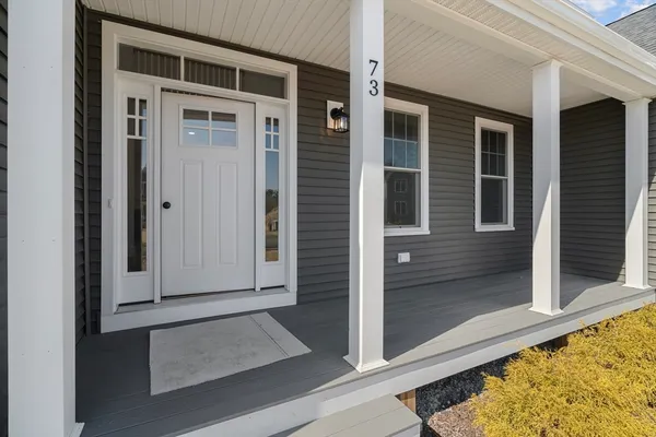 a view of front door