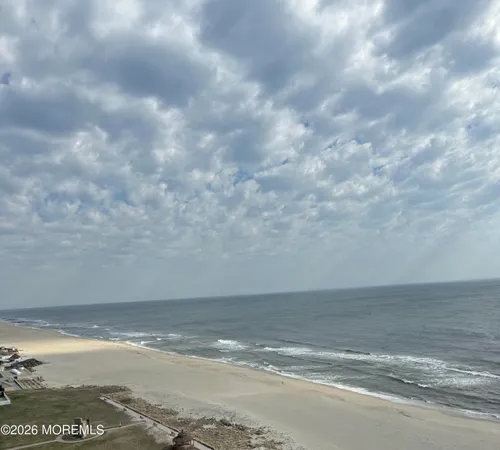 a view of beach and ocean