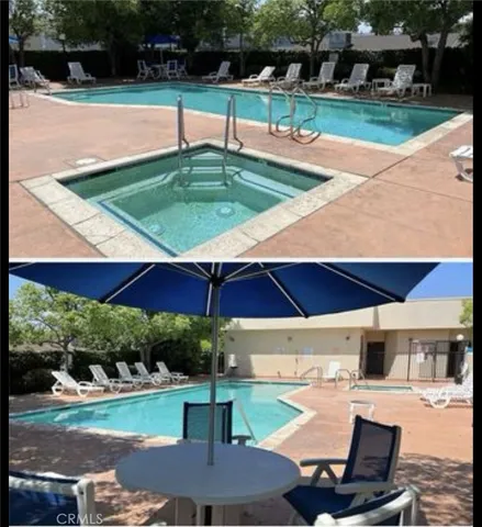 a view of a backyard with a patio