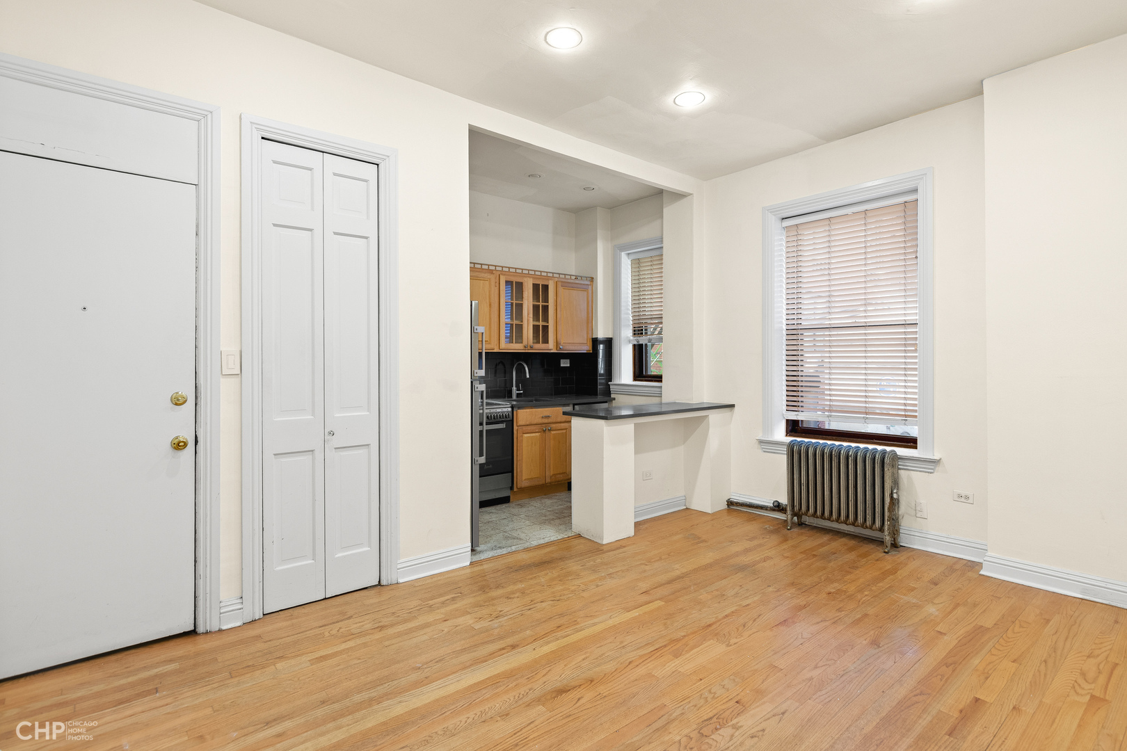 20 East Goethe Street, Unit 306 Chicago, IL 60610 - Photo 6 of 14 a kitchen with a refrigerator and a sink