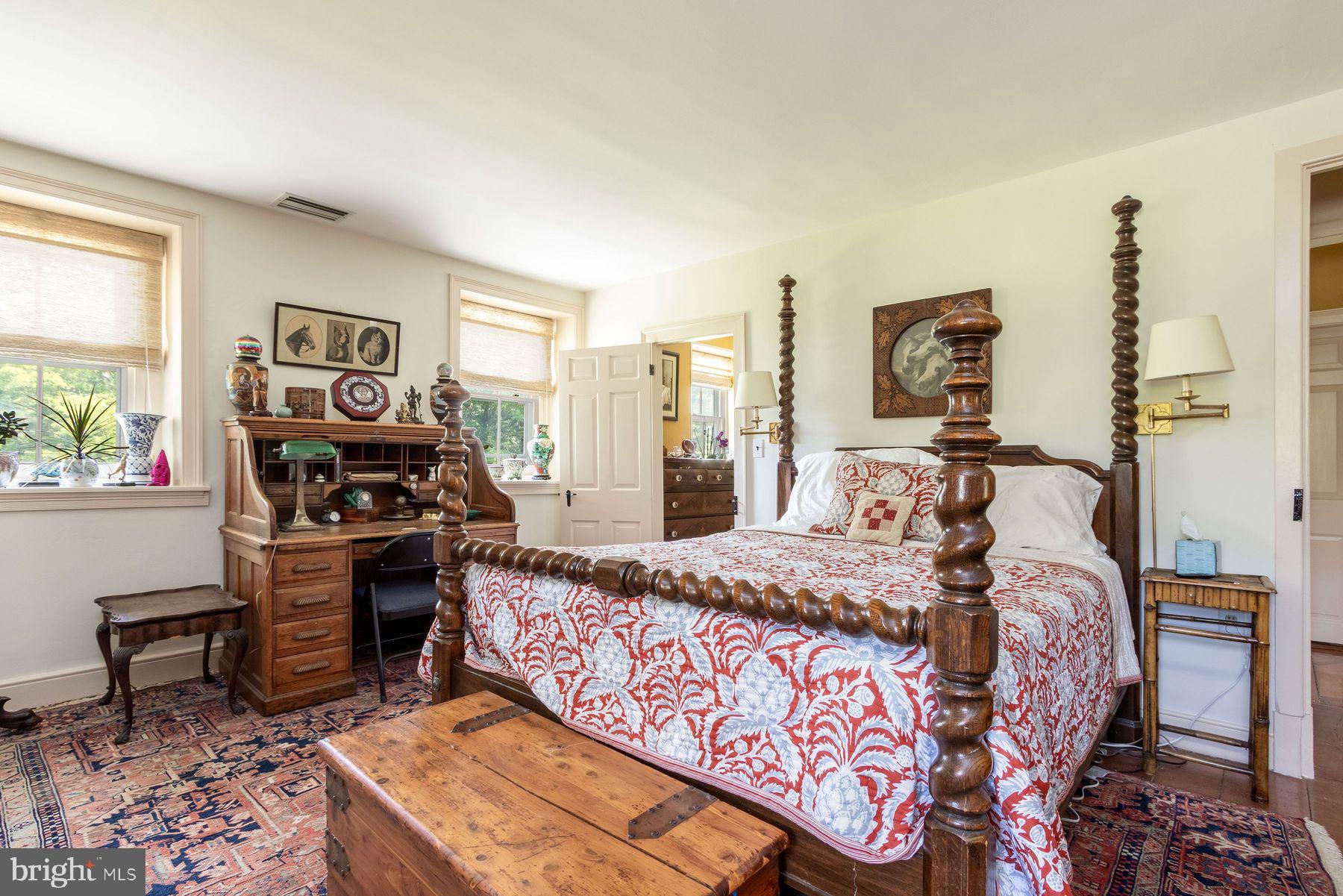 3150 Rushland Road Jamison, PA 18929 - Photo 34 of 50 a bedroom with a bed and wooden floor