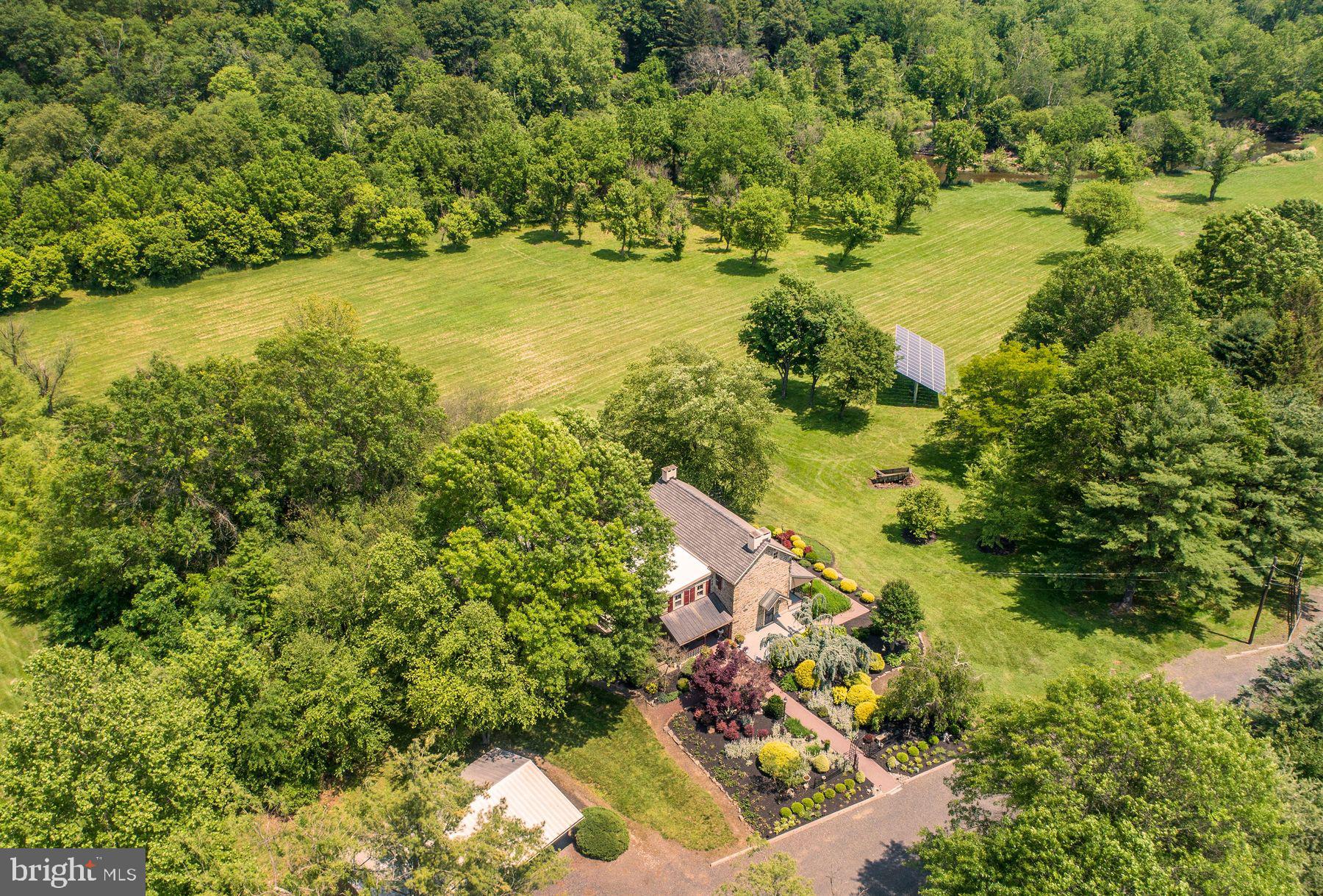 3150 Rushland Road Jamison, PA 18929 - Photo 43 of 50 an aerial view of residential houses with outdoor space and trees all around