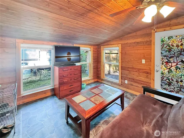 a outdoor space view with a sitting space