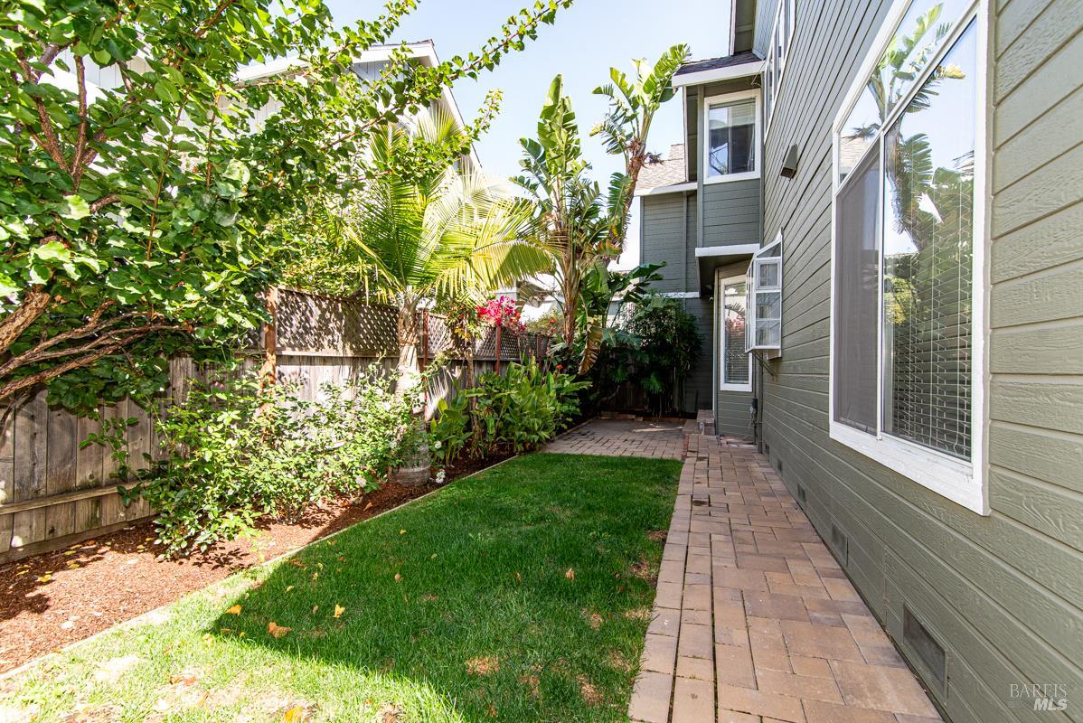 23 Baypoint Drive San Rafael, CA 94901 - Photo 17 of 40 a backyard of a house with lots of green space