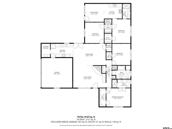 $310,000 | 300 Robert E Lee Drive, Tyler, TX 75703