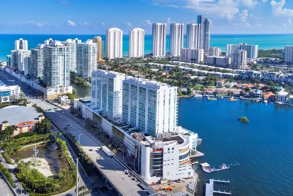 a view of a city with tall buildings
