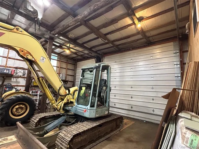 a view of a lake in a forest