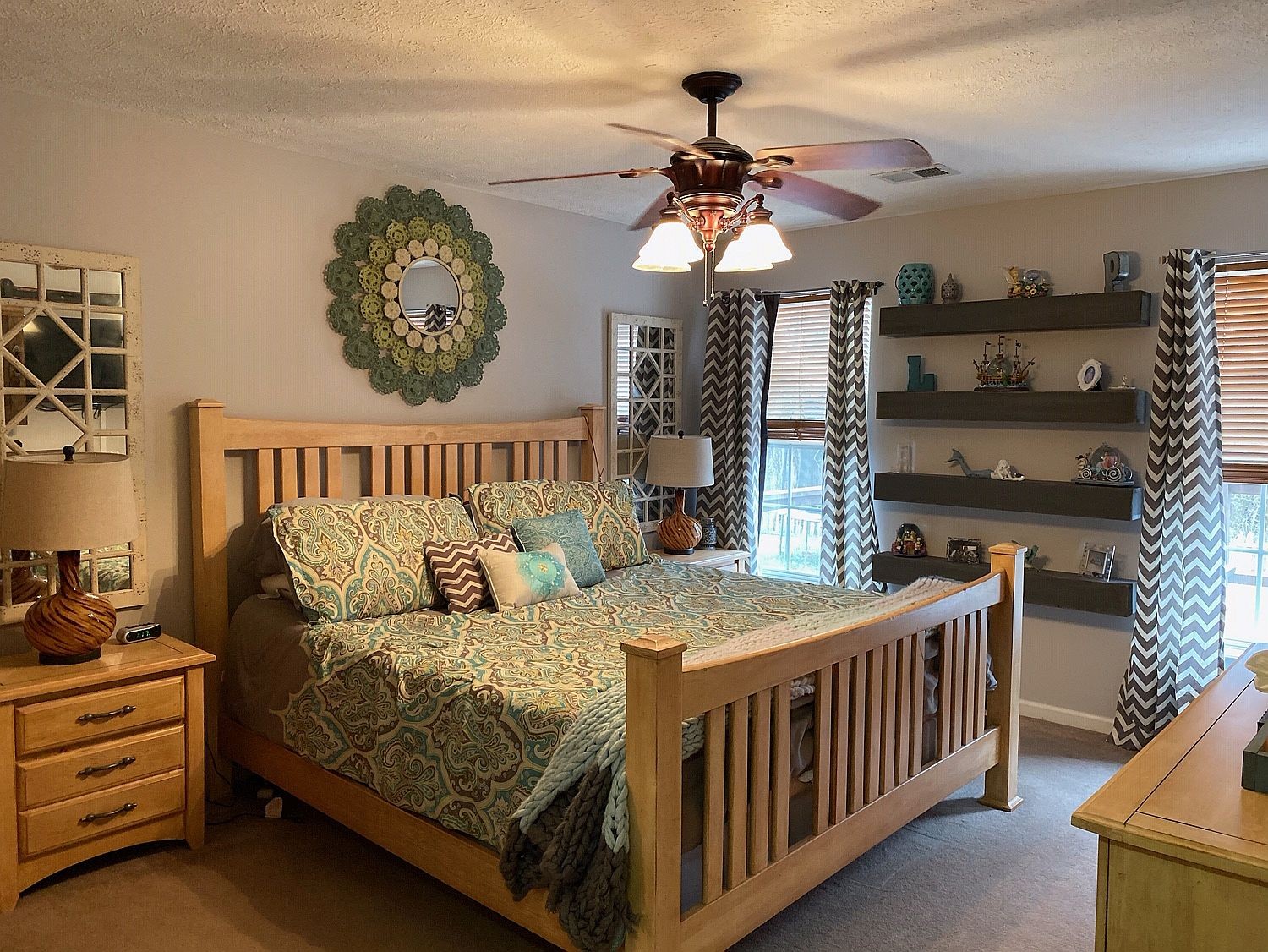 2012 McCrory Place Spring Hill, TN 37174 - Photo 7 of 18 a bedroom with furniture and a chandelier