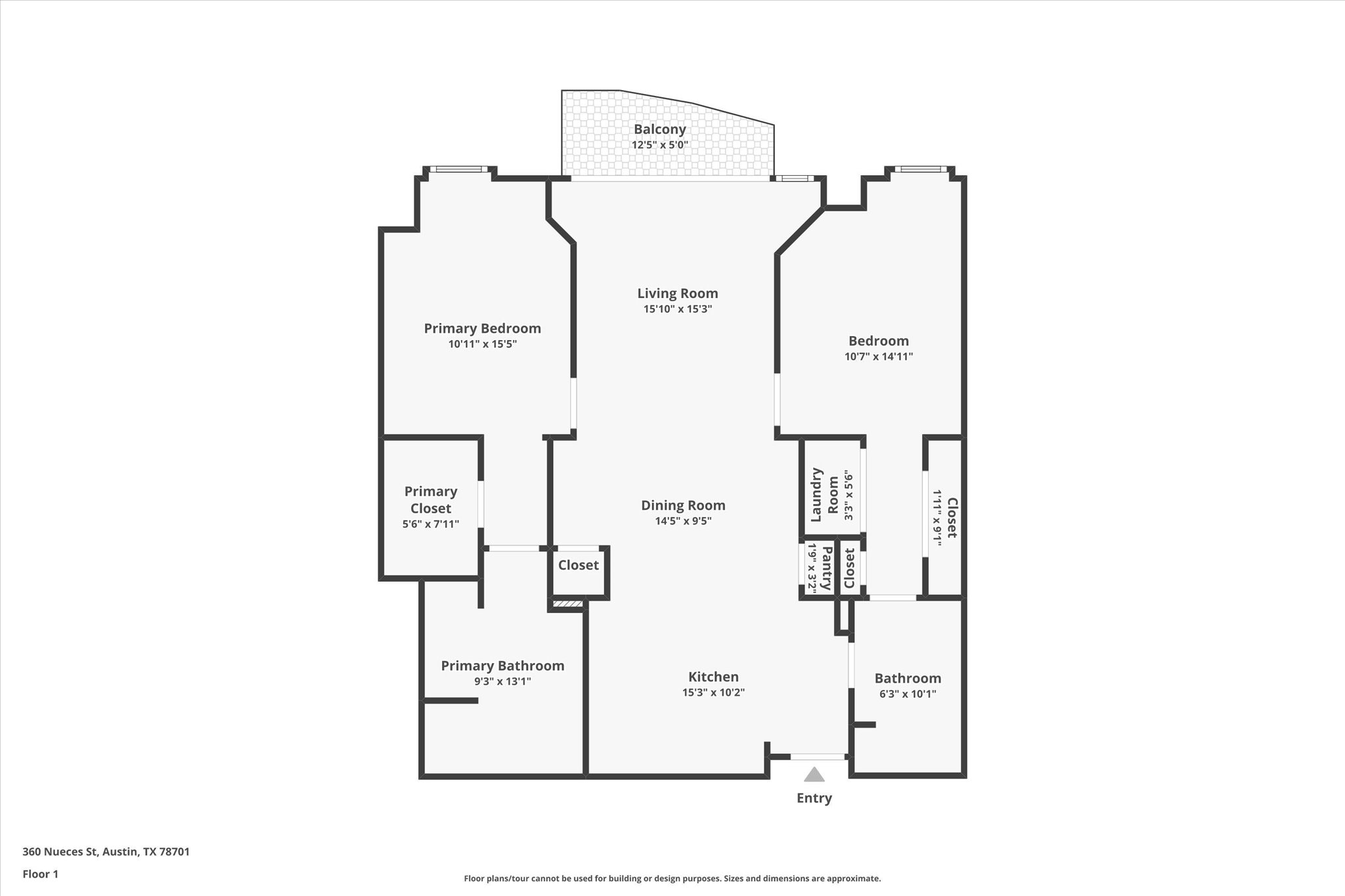 360 Nueces Street, Unit 1405 Austin, TX 78701 - Photo 31 of 40 a picture of a room with a white wall and white wall