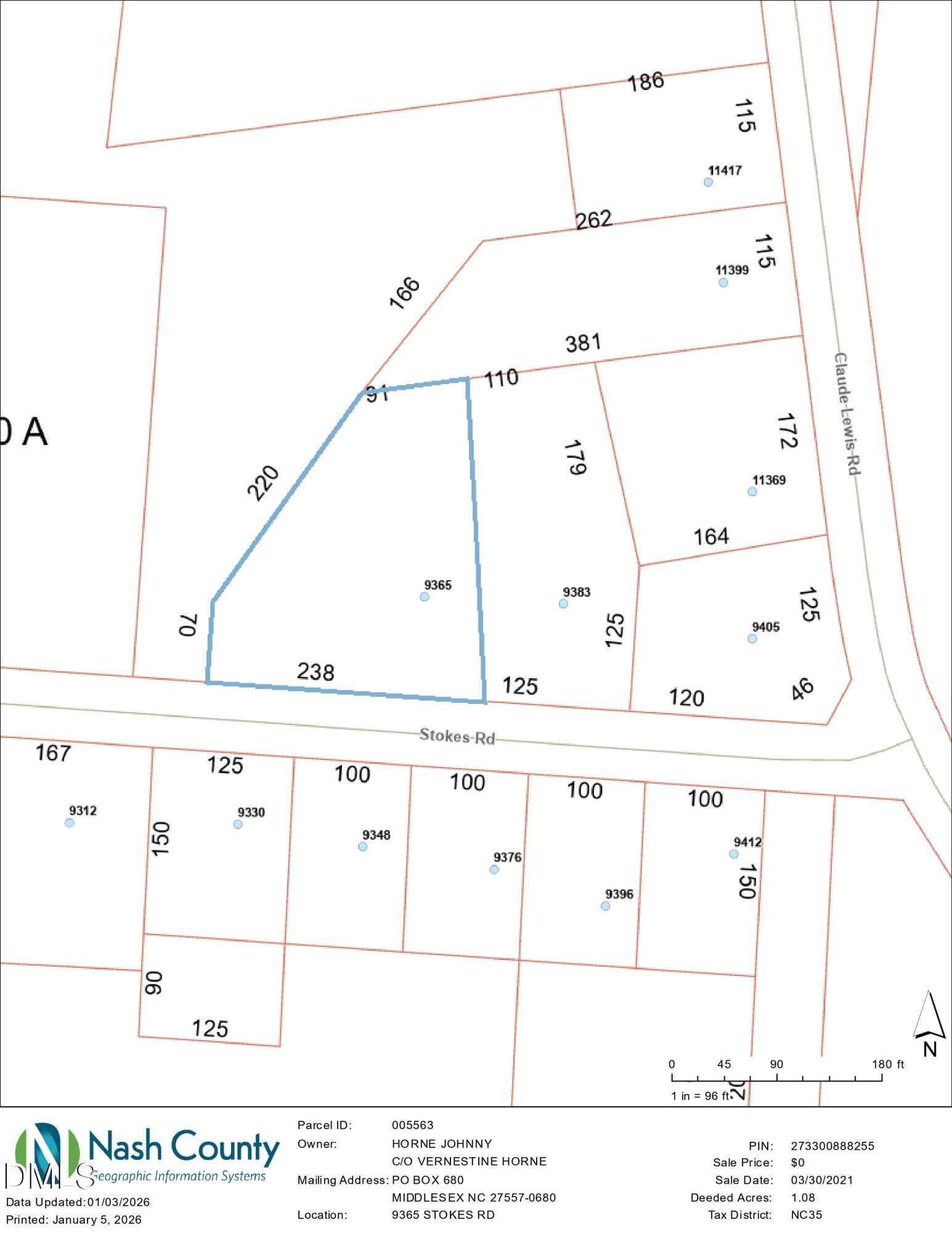 9365 Stokes Road Middlesex, NC 27557 - Photo 29 of 30 GIS Map_page-0001