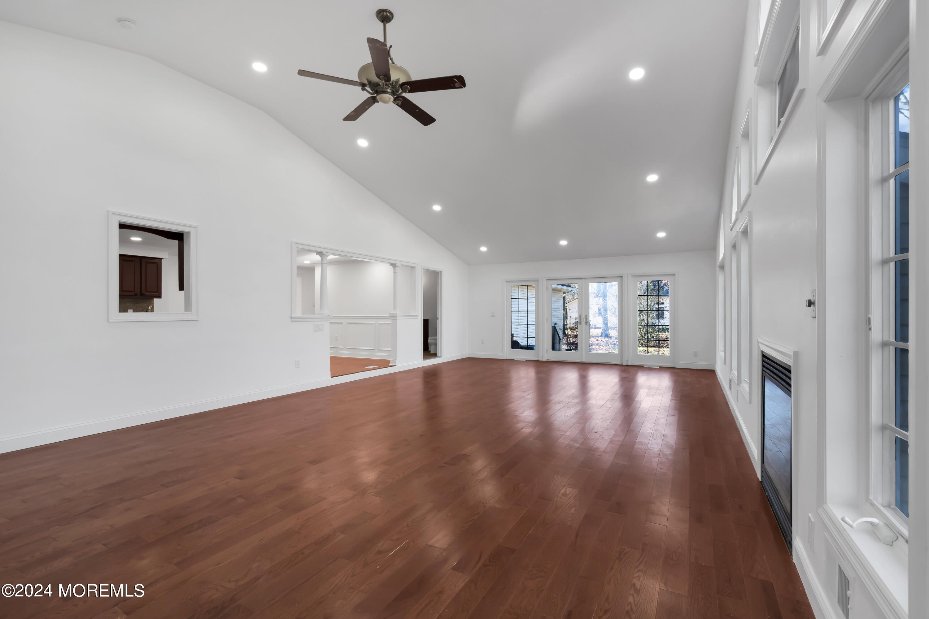 6 Afton Road Jackson, NJ 08527 - Photo 35 of 80 a view of empty room with wooden floor and fan