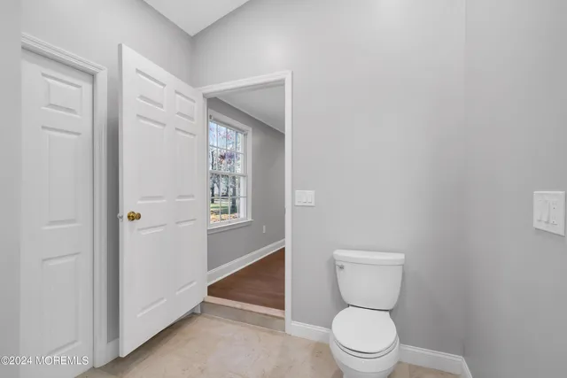 a view of backyard with green space