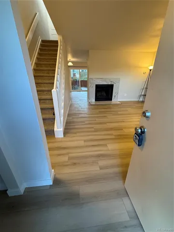 a view of entryway and hall