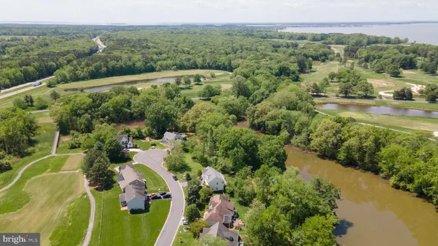 a view of a city with lush green forest
