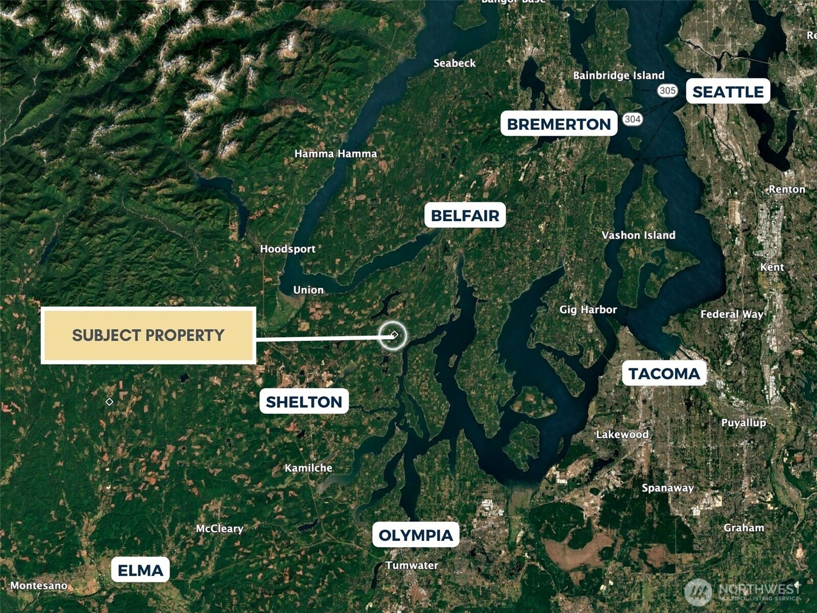 100 East Leffler Lane Grapeview, WA 98546 - Photo 16 of 19 a view of a sign board