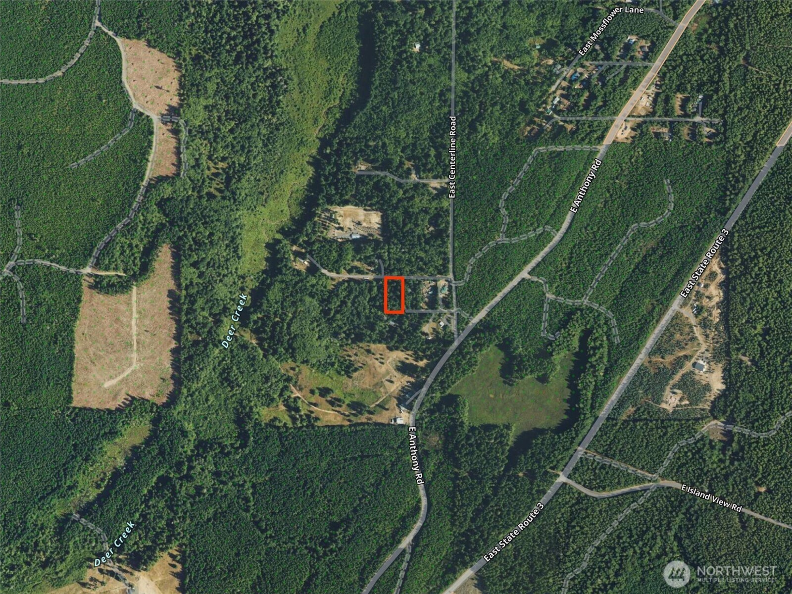 100 East Leffler Lane Grapeview, WA 98546 - Photo 10 of 19 an aerial view of a residential houses with outdoor space and street view