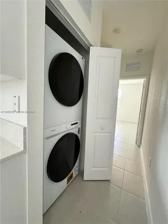 a view of a washer and dryer in a utility room