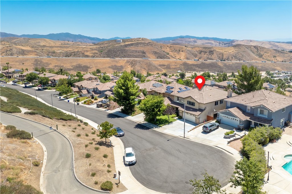 32610 Ridge Top Lane Castaic, CA 91384 - Photo 3 of 47 an aerial view of a house with a ocean view