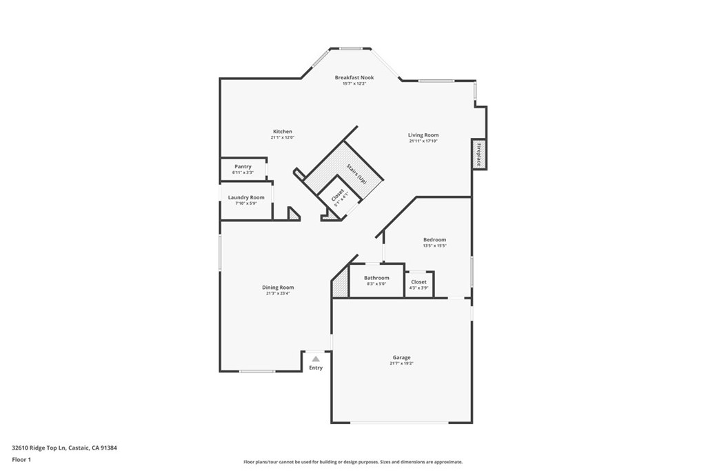 32610 Ridge Top Lane Castaic, CA 91384 - Photo 46 of 47 a picture of a floor plan