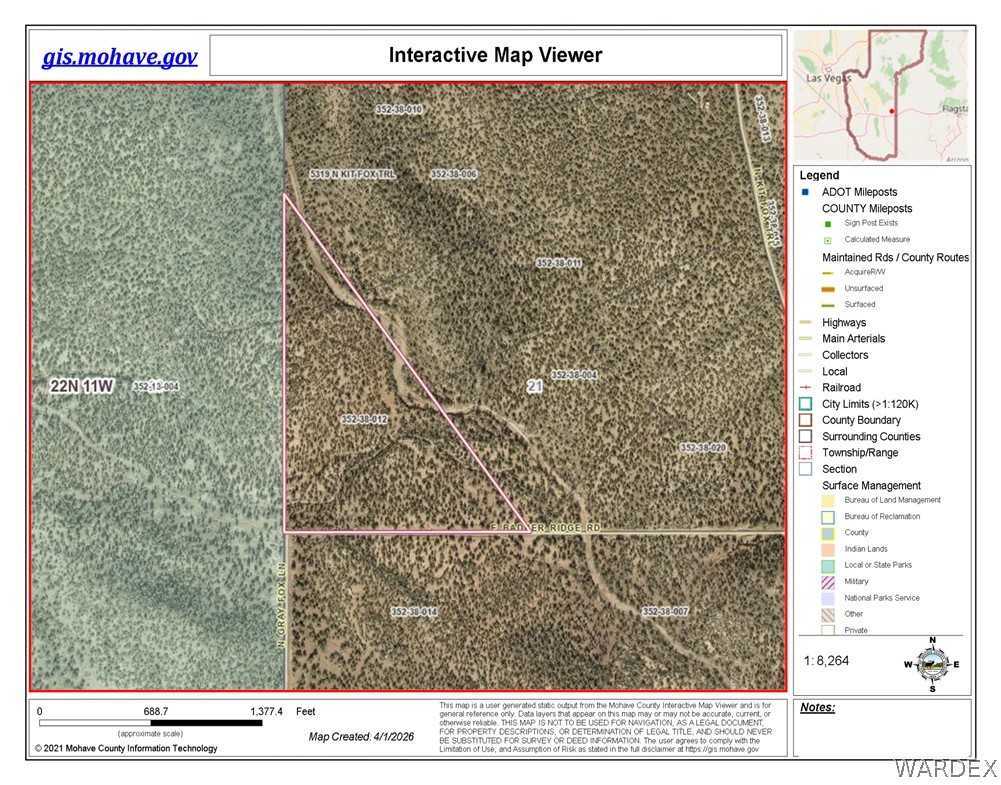 352-38-012 352-38-012 Badger Ridge Road Kingman, AZ 86401 - Photo 30 of 31