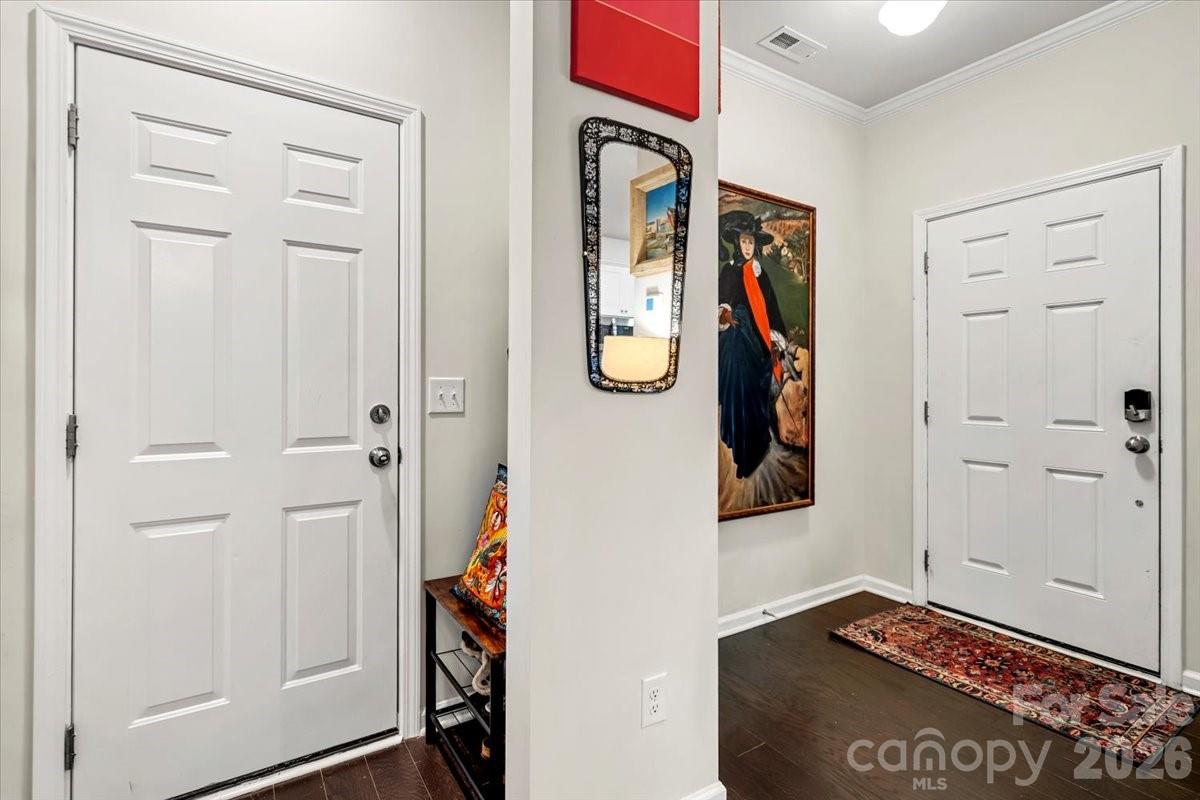 134 Dry Rivers Lane Mooresville, NC 28117 - Photo 11 of 29 a view of an entryway with wooden floor