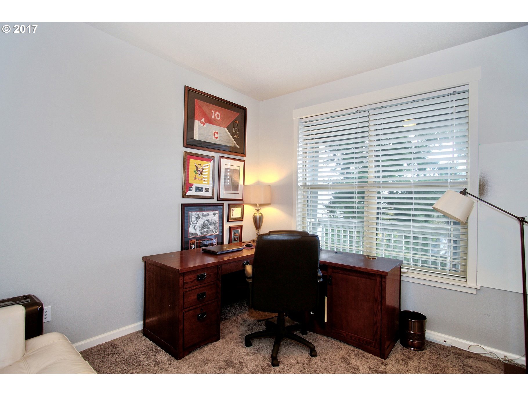 12723 Southwest Willow Point Lane Tigard, OR 97224 - Photo 10 of 27 a view of a workspace with furniture and a window