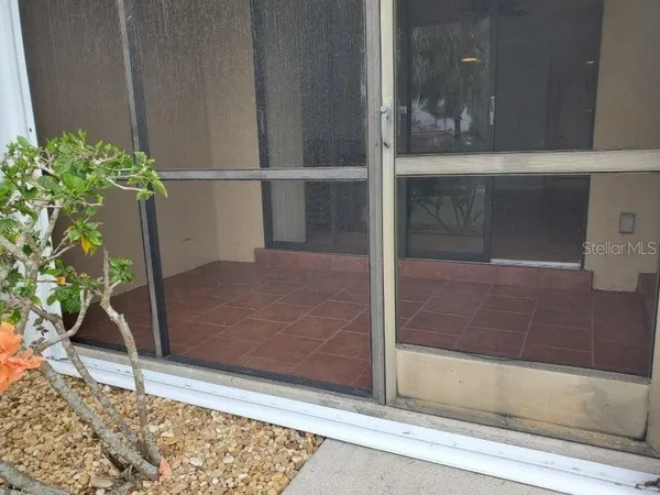 a view of a door front of a house