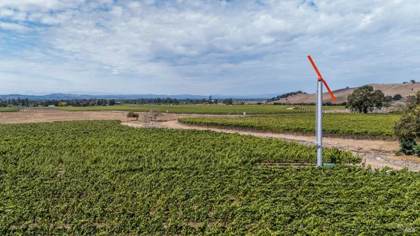 a view of a lake with a mountain in the background