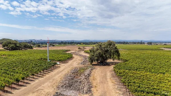 a view of a lake with a beach