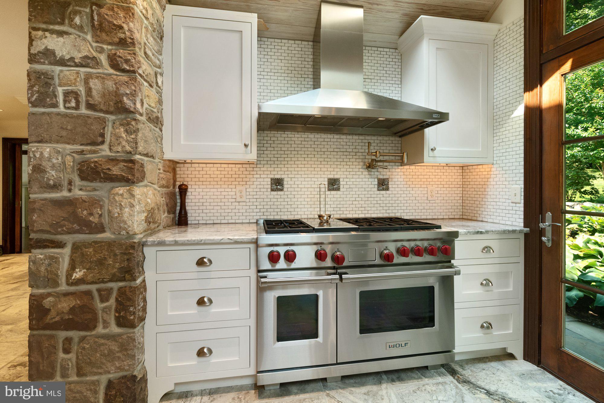 5750 Lower Mountain Road New Hope, PA 18938 - Photo 12 of 59 Wolf oven, stainless vent, pot filler oh my!
