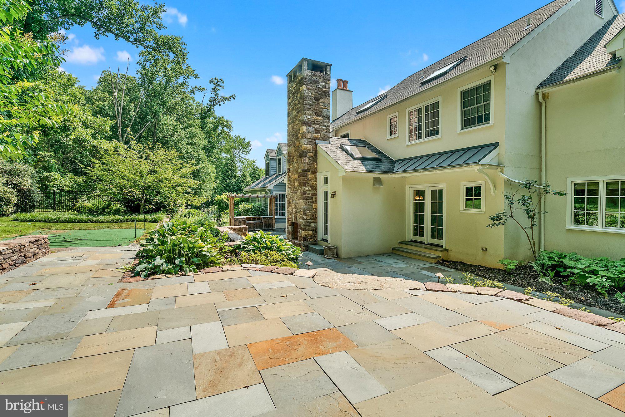 5750 Lower Mountain Road New Hope, PA 18938 - Photo 41 of 59 Massive flagstone patio