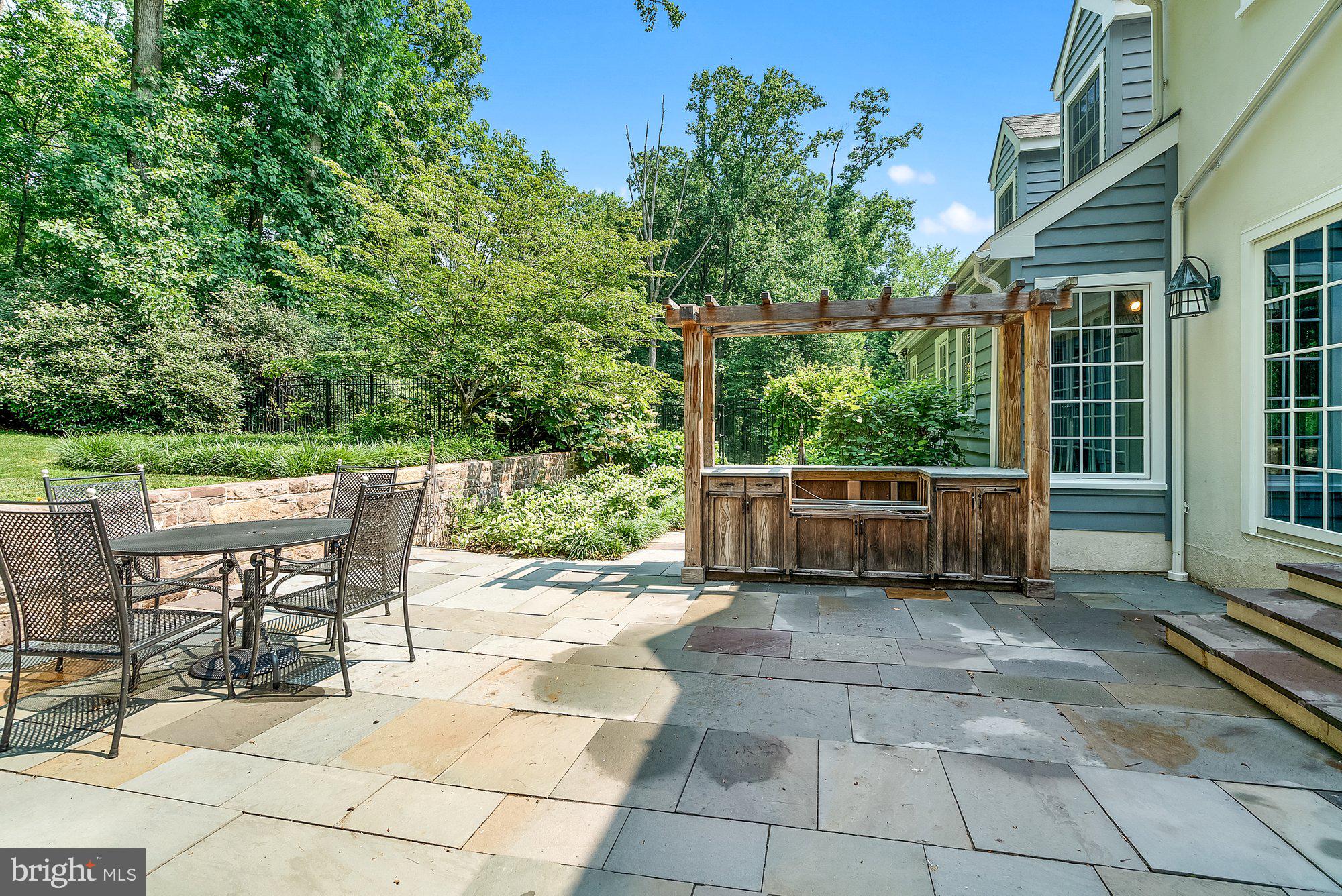 5750 Lower Mountain Road New Hope, PA 18938 - Photo 42 of 59 Grill area & outdoor fireplace