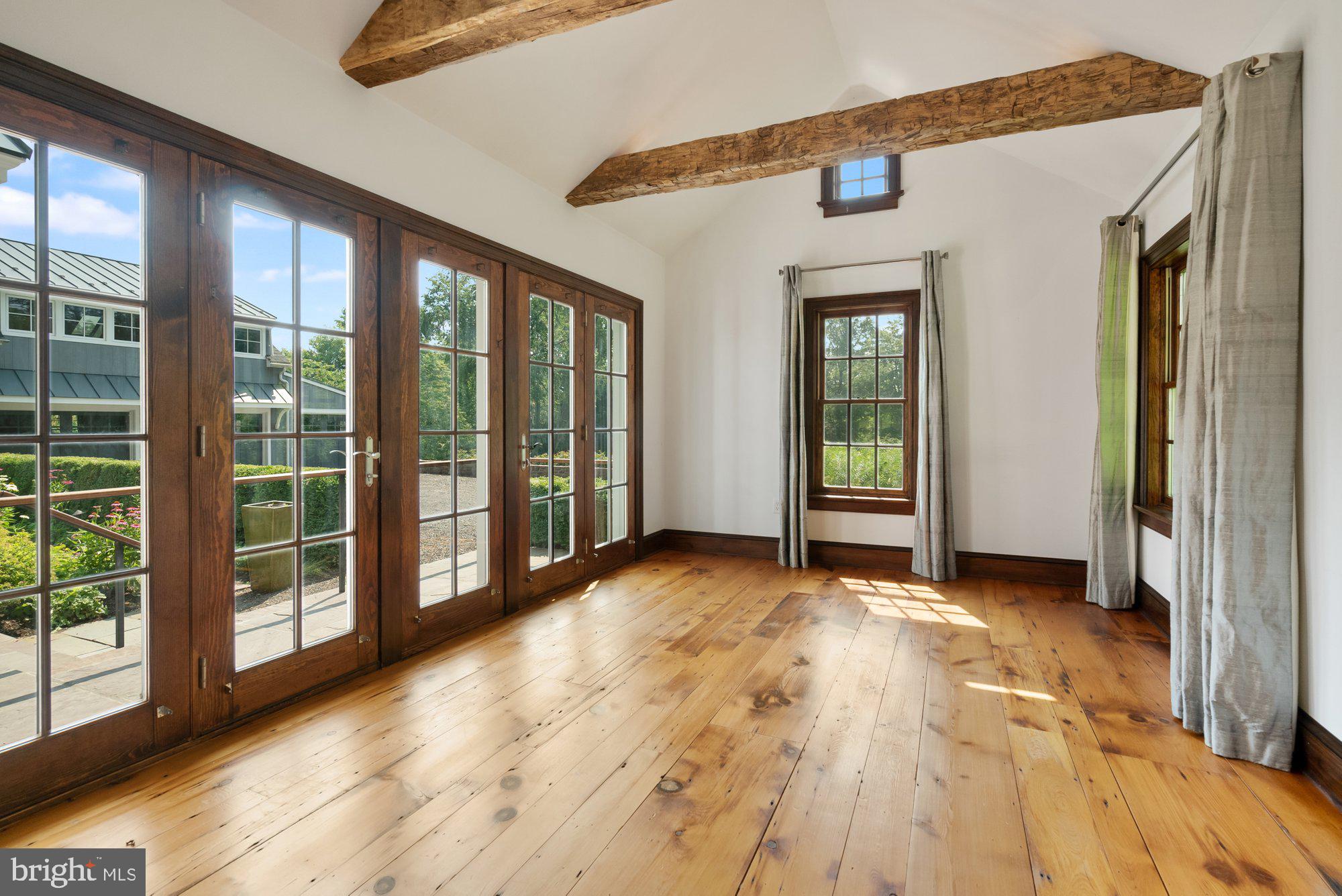5750 Lower Mountain Road New Hope, PA 18938 - Photo 9 of 59 Vaulted ceiling & exposed beams make this special