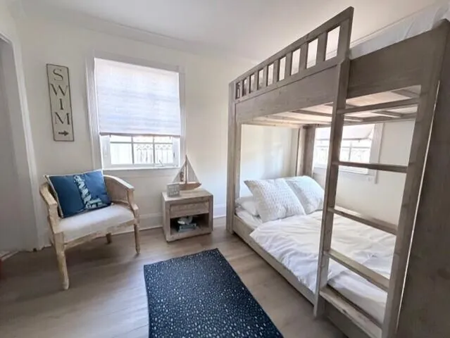 a building outdoor space with a patio