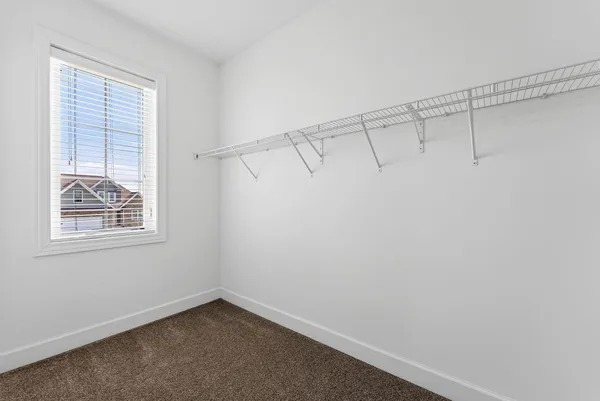a view of a room that has a window and a shower