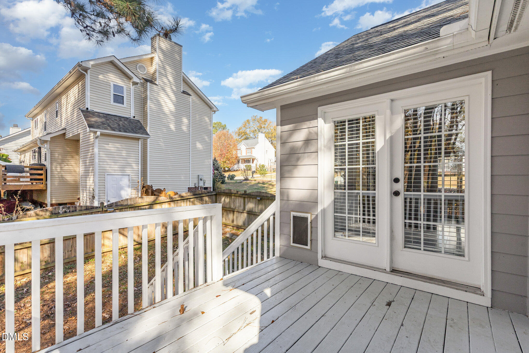 2813 Glastonbury Road Apex, NC 27539 - Photo 18 of 21 a view of a balcony with wooden floor