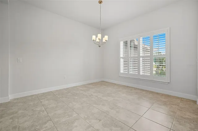 a view of empty room