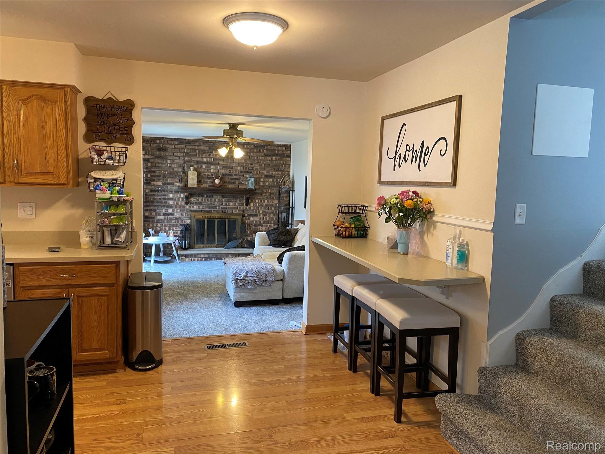 2013 North Long Lake Road Fenton, MI 48430 - Photo 11 of 25 Kitchen Has Snack Bar!