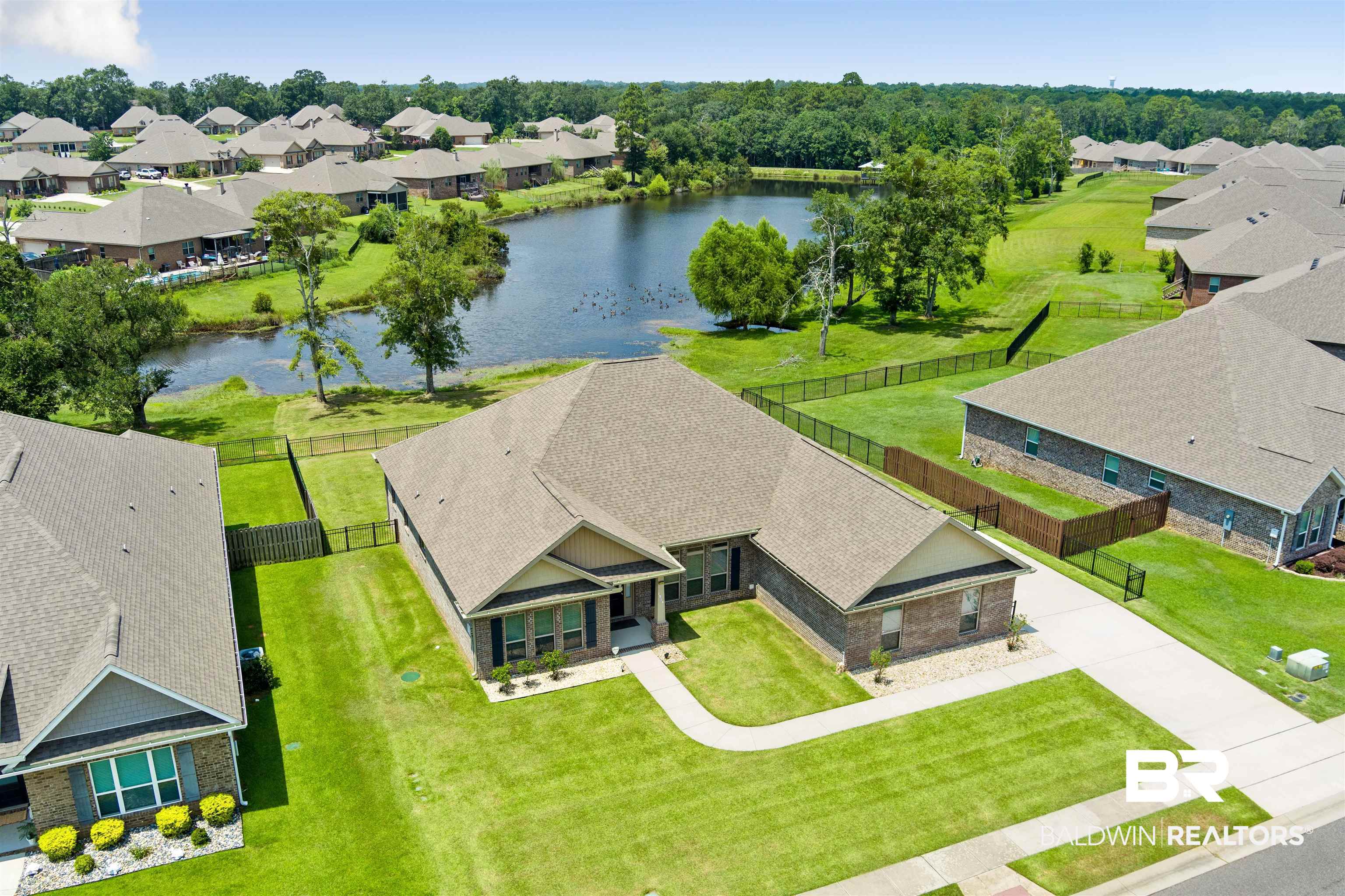 1864 Gwin Court Mobile, AL 36695 - Photo 6 of 37 Birds eye view of property with a water view