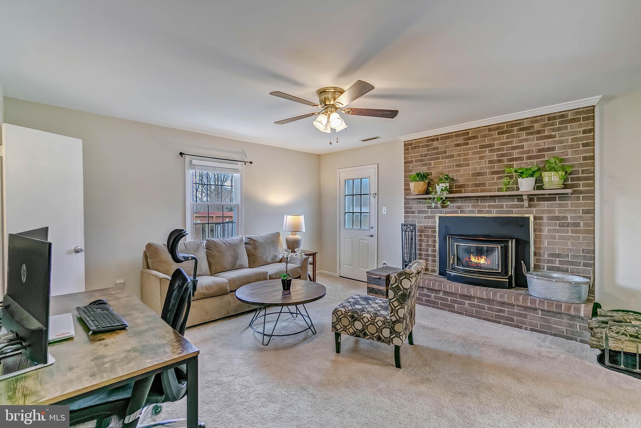 4513 Lees Corner Road Chantilly, VA 20151 - Photo 9 of 28 Family room with cozy wood burning stove insert