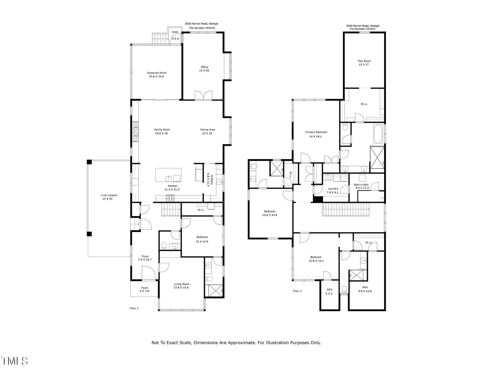 3020 Farrior Road Raleigh, NC 27607 - Photo 34 of 34 Floor plan Farrior