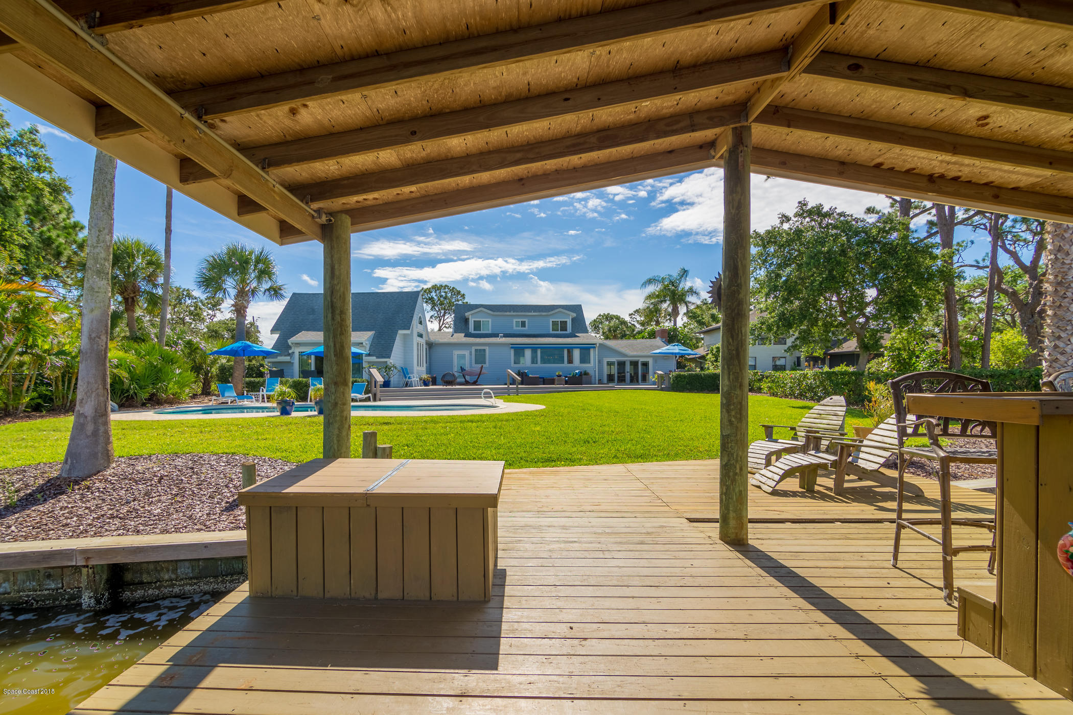 1125 Faulkingham Road Merritt Island, FL 32952 - Photo 26 of 35 Exterior View from Dock