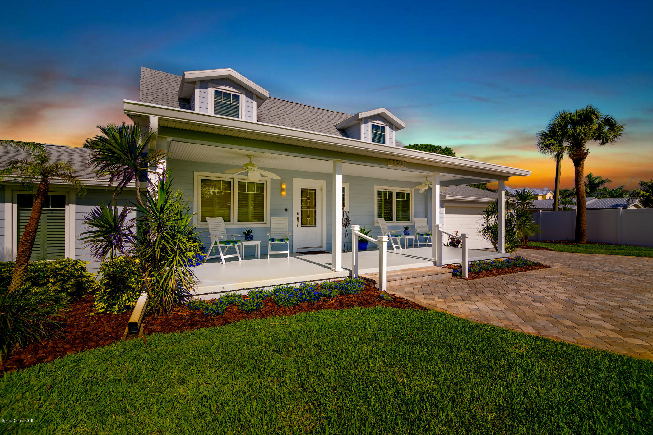 1125 Faulkingham Road Merritt Island, FL 32952 - Photo 29 of 35 Twilight Shot of Property
